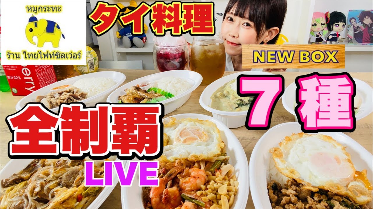 タイ料理🇹🇭BOX7種全制覇【タイファイシルバーさん