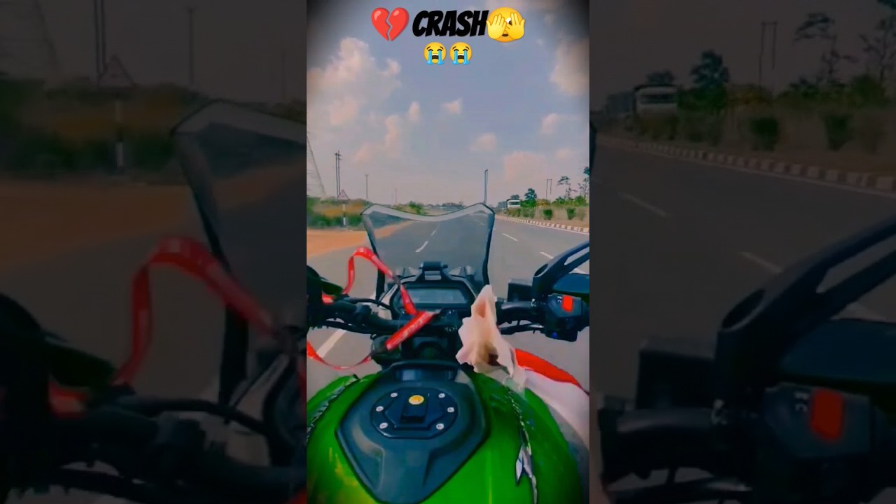 dominar 400 crash 😭 accident 💔 #crash #dominar400 😭#viral #shorts #😭