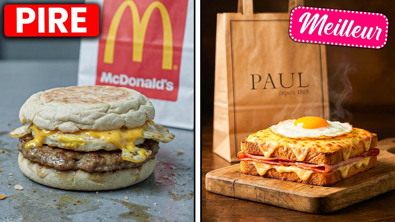 12 Sandwiches Petit-Déjeuner de Fast-Food, du Pire au Meilleur !