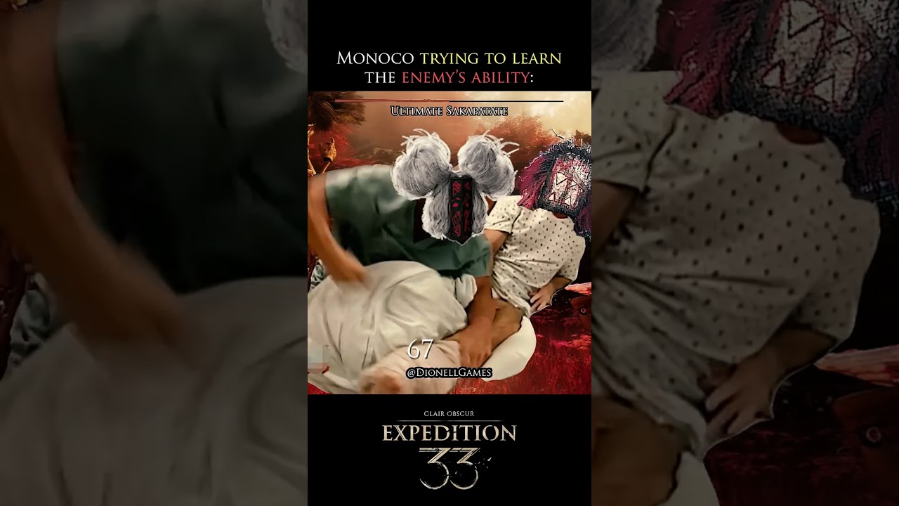 Monoco Trying To Learn Skills 💀 - Clair Obscur Expedition 33 #shorts