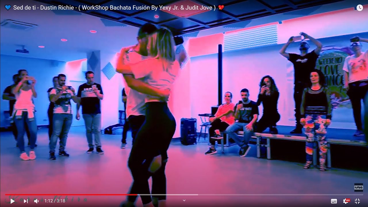 💙 Sed de ti - Dustin Richie - ( WorkShop Bachata Fusión By Yexy Jr. & Judit Jove ) 💖