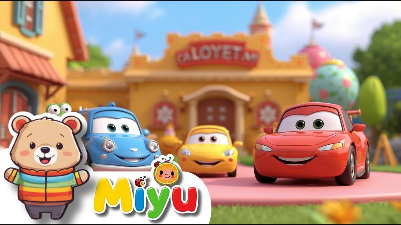 🚗🎨 Impara i Colori e Conta le Auto con Miyu! Canzoni Educative per Bambini Divertenti e Allegre