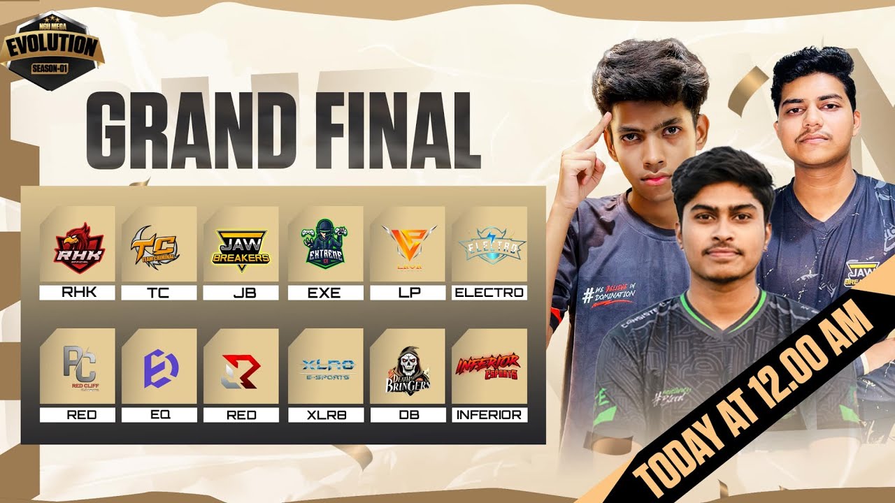 [🔴LIVE]GRAND FINAL ||NGU MEGA EVOLUTION || DEATH BRINGER ORG ||INCURSION x PRODUCTION||FREE FIRE.