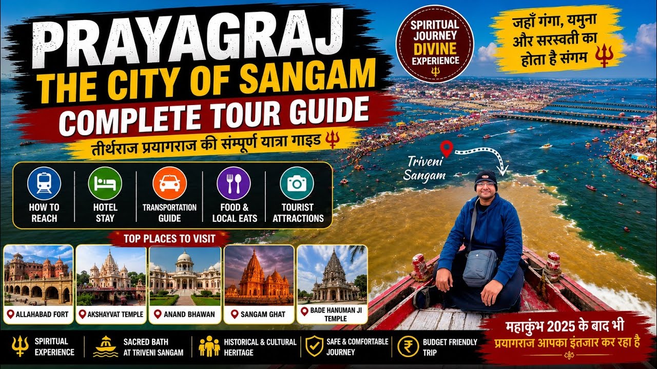 Prayagraj Tour Guide | Prayagraj Tourist Places | प्रयागराज मे घूमने की जगह | Prayagraj Sangam Snan