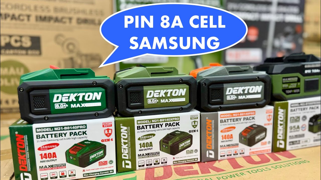 🔴SIÊU SALE PIN DEKTON👉Tặng quà 500k khi mua pin 8A cell Samsung, và mua combo pin 7.5A chính hãng