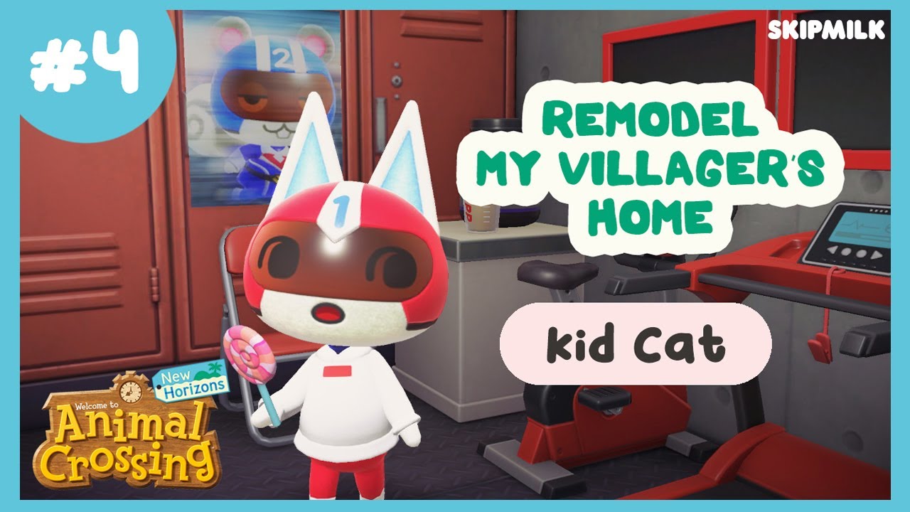 Remodel Villager's Home #4 - Kid Cat - Hero's Gym || ACNH Animal Crossing Speed Build