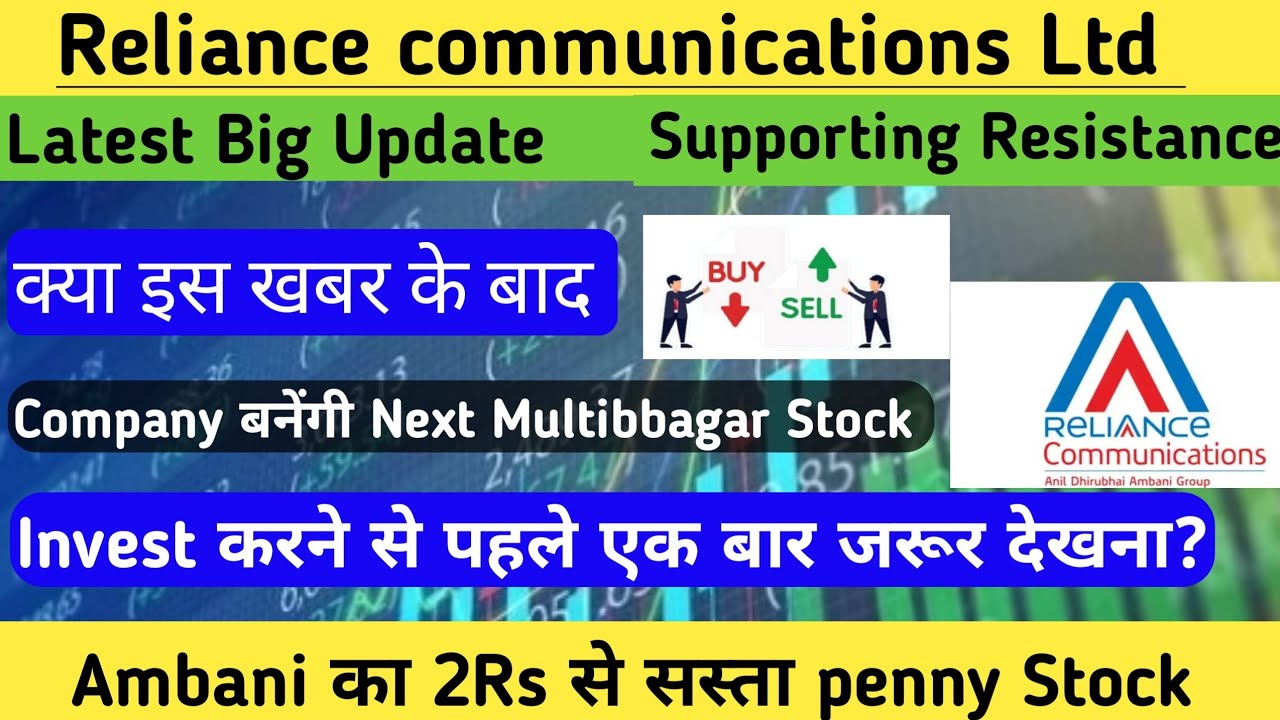 Reliance communications share news today।Rcom share latest news।Rcom share price target।Rcom share 