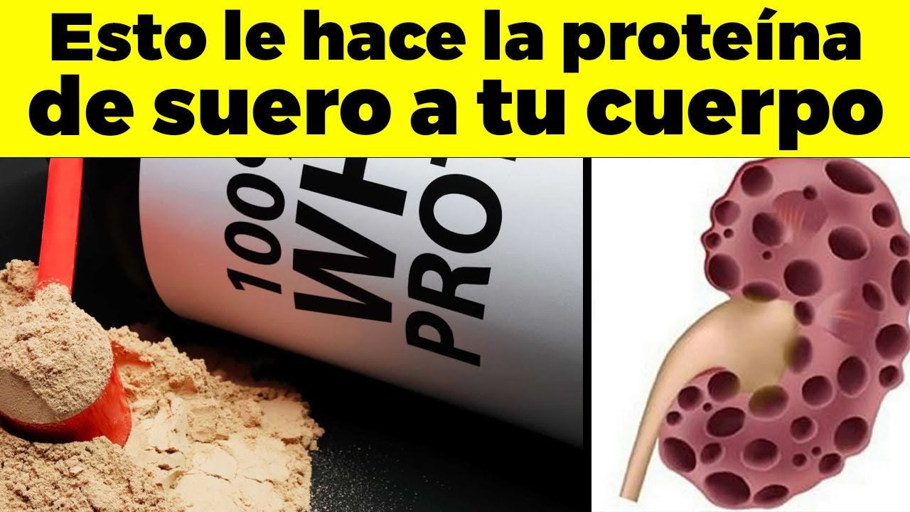 Lo que la PROTEÍNA de SUERO le puede hacer a tus riñones, hígado y a tu cuerpo