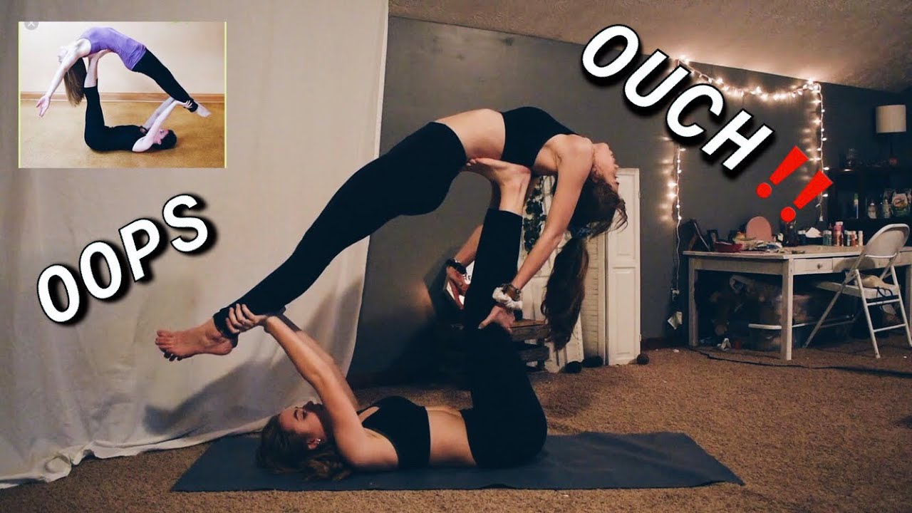 YOGA CHALLENGE GONE WRONG// sister edition