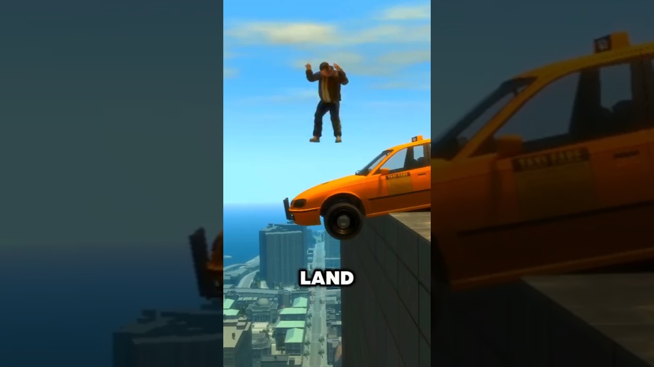 If You Fall Onto a HANGING CAR in GTA Games!