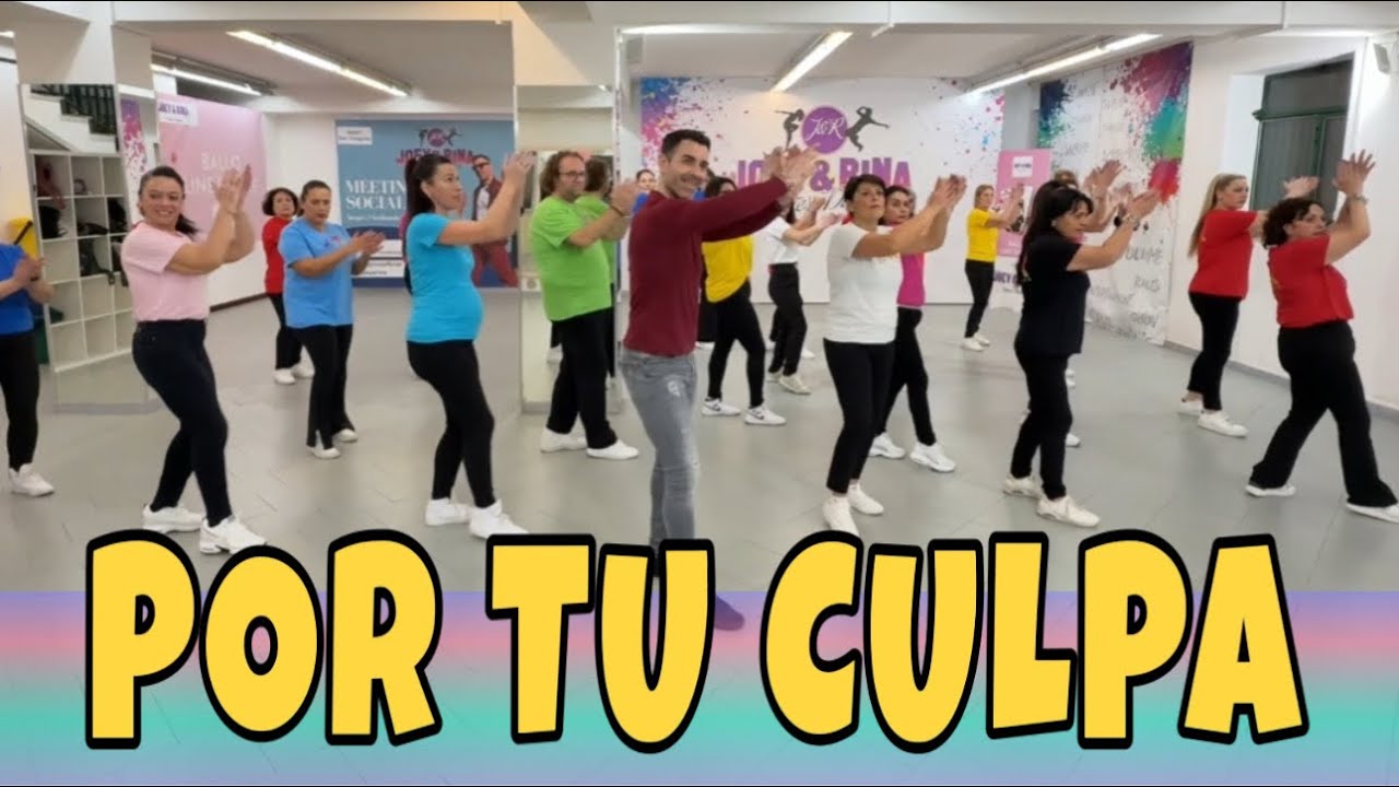 POR TU CULPA coreo JOEY&RINA || TUTORIAL || Balli di Gruppo2025 Social Dance