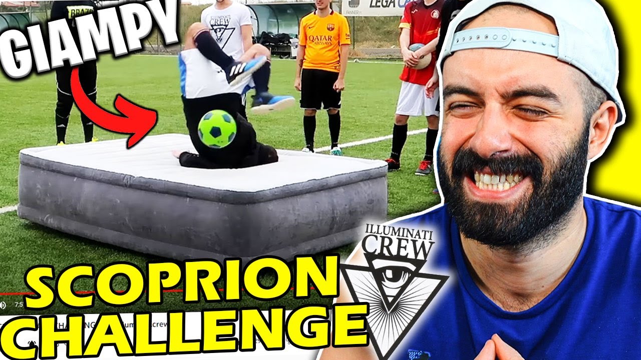 REACTION alle VECCHIE FOOTBALL CHALLENGE w/ Illuminaticrew [FAIL più VIRALI]