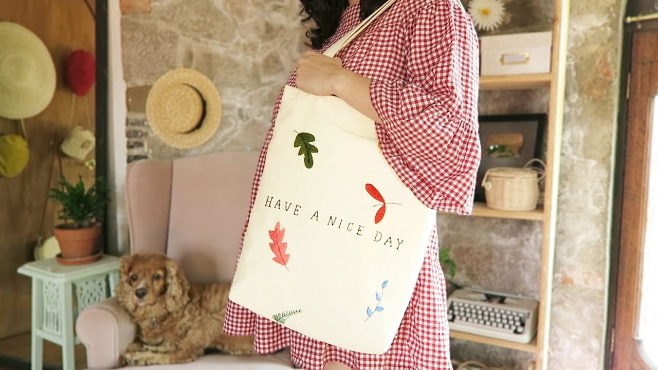 TOTE BAG - TUTORIAL - TOTE BAG BORDADA