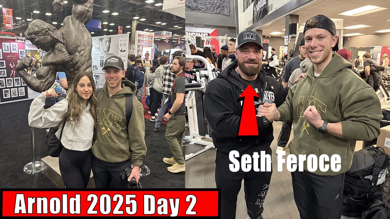 Talking with Seth Feroce and Meeting Larry Wheels! Arnold Expo 2025