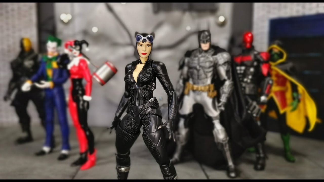 Amazing Yamaguchi Catwoman REVOLTECH 1/12 action figure Unboxing & REVIEW #dc #cat #unboxing
