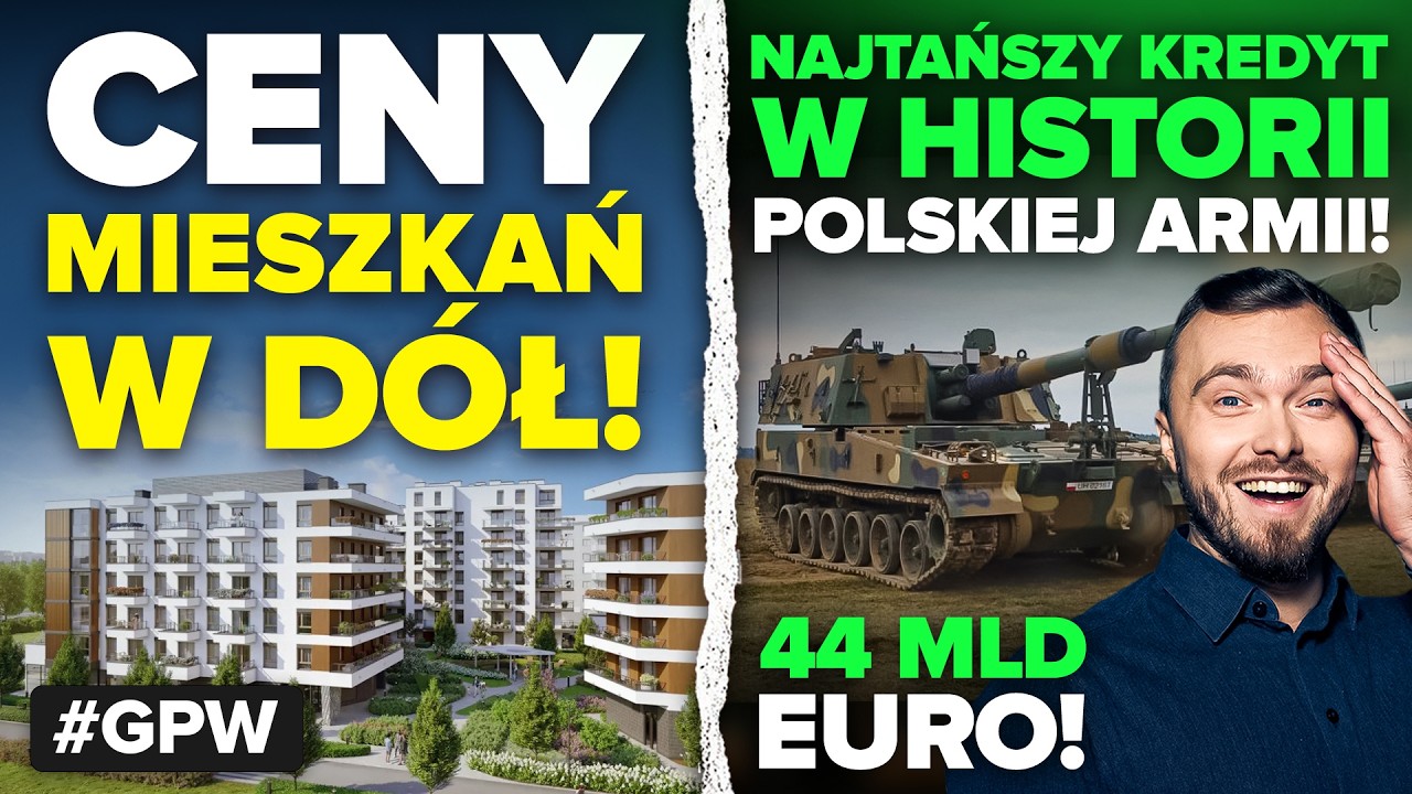 Spadek cen mieszkań w Polsce i rekordowy WIG. Polska wchodzi w nową fazę?
