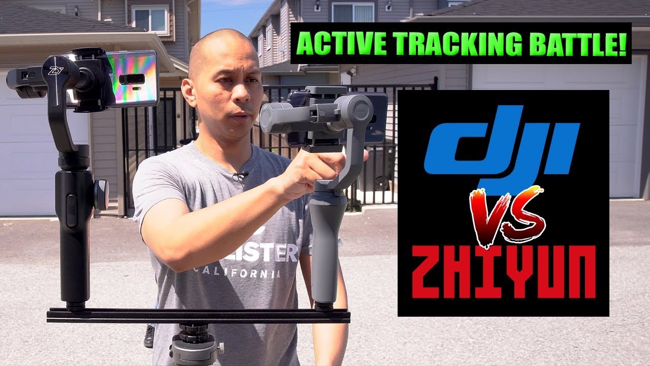 Active Tracking Showdown | DJI OSMO Mobile 2 vs Zhiyun Smooth 4 | Galaxy S9 Plus [4K]