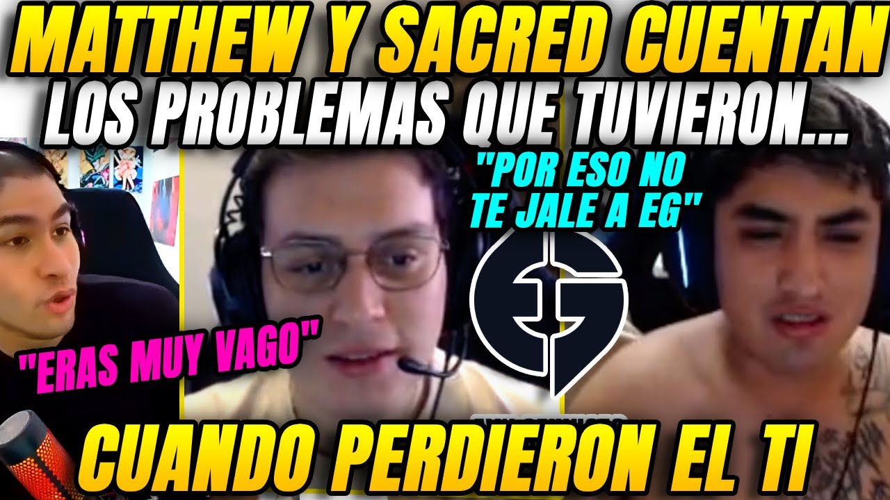 MATTHEW Y SACRED CUENTAN LOS PROBLEMAS QUE TUVIERON CUANDO PERDIERON EL TI
