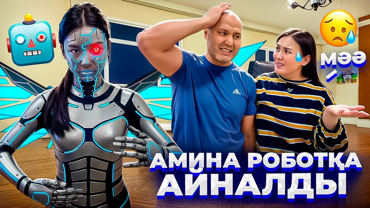 АМИНА РОБОТҚА АЙНАЛДЫ🤖😱🤦🏻‍♂️🤷🏻‍♀️👀АМИНАНЫ ТАНЫМАЙ ҚАЛДЫҚ#trend @SvetikLife. 
