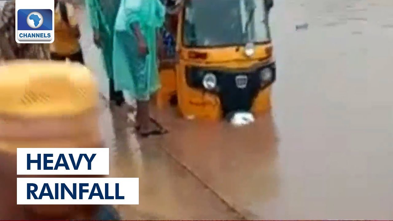 Heavy Rainfall: Flood Overtakes Mowe-Ofada Road