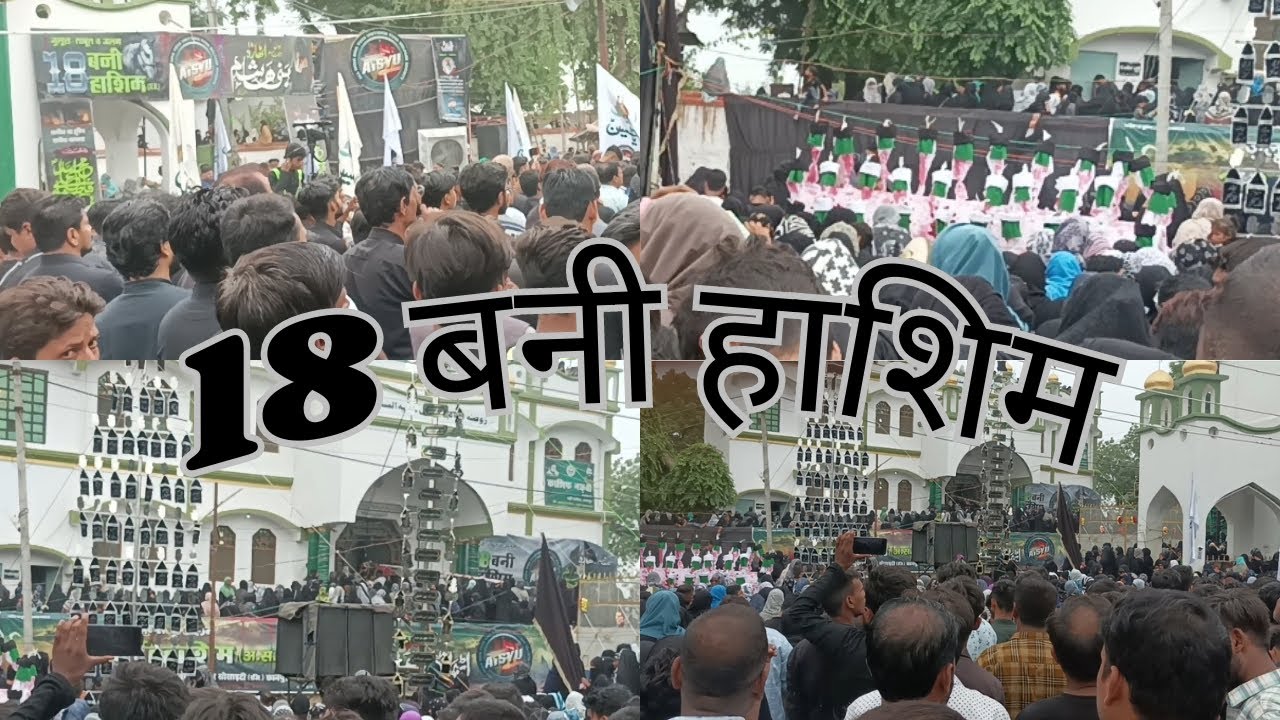 18 बनी हाशिम बड़ी कर्बला कानपुर | 18 Bani Hashim Badi Karbala Nawabganj Kanpur | juloos-e-hussaini||
