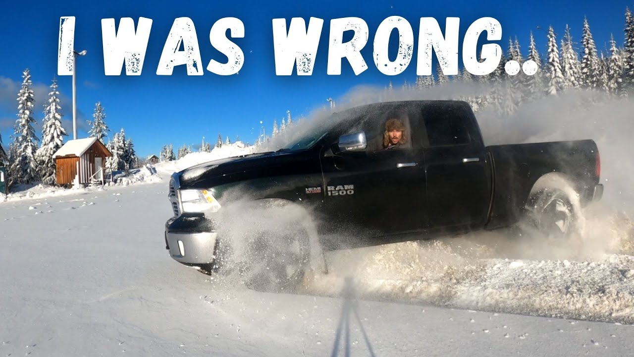 RAM 1500 Off-Road 4WD Lock Test In Deep Snow (I Was WRONG..) | Real World 4x4 review 2.0