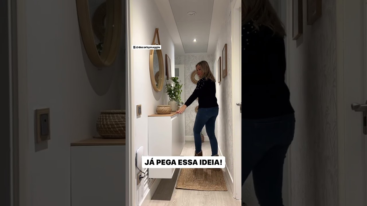 PEGA ESSA DICA QUANDO FOR DECORAR SEU CORREDOR APROVEITAMENTO MELHOR O ESPA&Ccedil;O #home #trends
