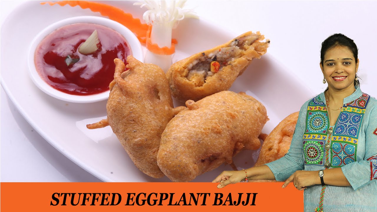 STUFFED EGGPLANT BAJJI - Mrs Vahchef