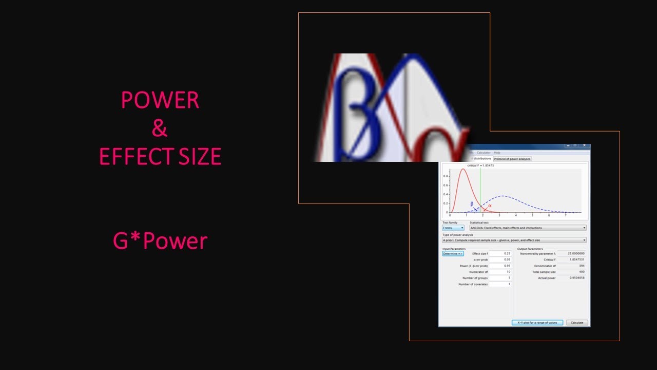 Effects, Power and G*Power
