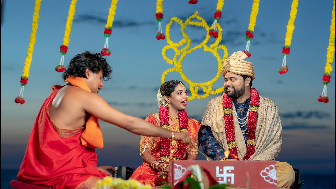 Mangalore Beach Wedding 2021 | Sandeep & Sonal | Team Dhaare.in Mangalore.
