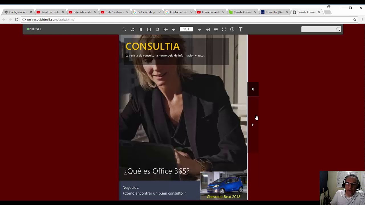 Como abrir la revista CONSULTIA desde el sitio Consultia mx