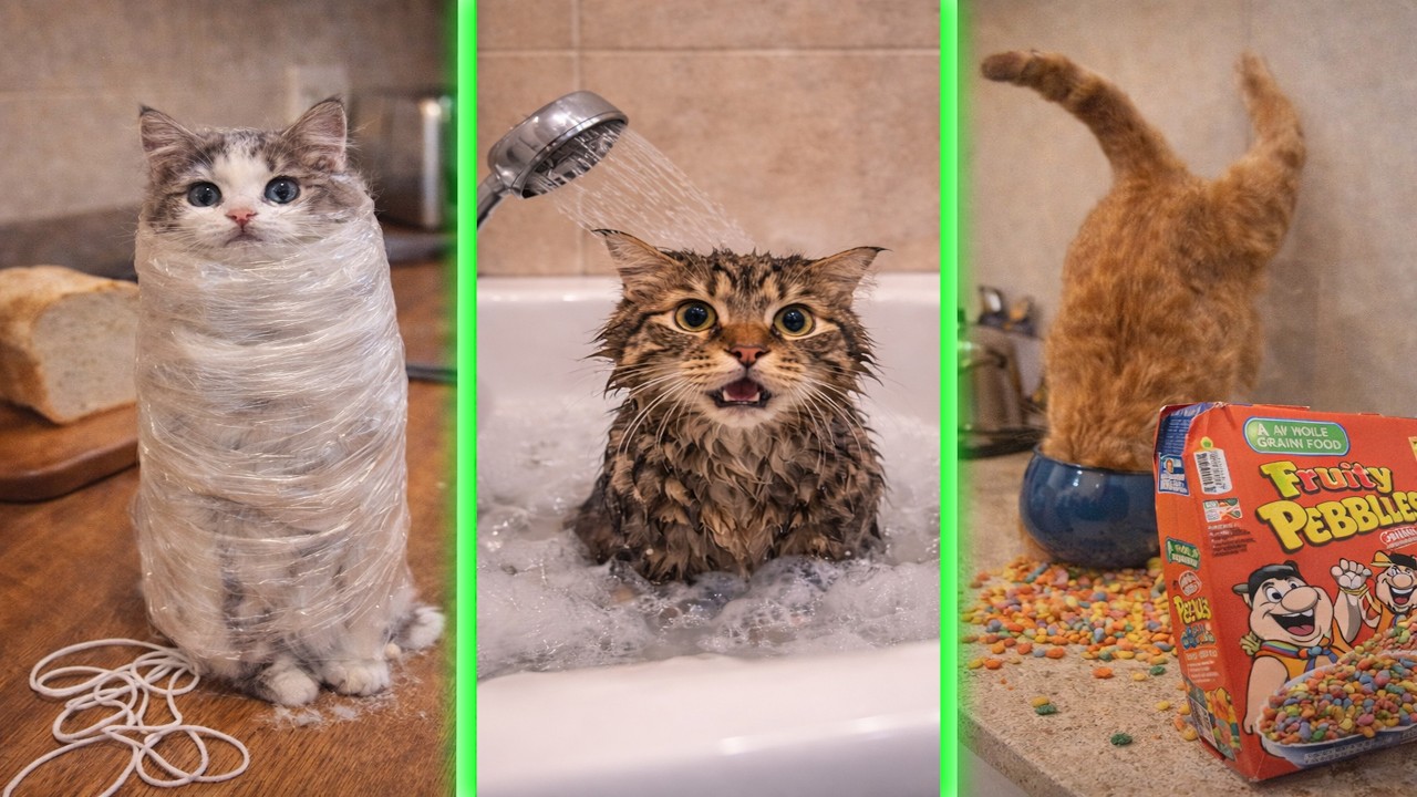 😆 Bruschimichis | Compilación de Videos de Gatos Virales ( 3 Horas )