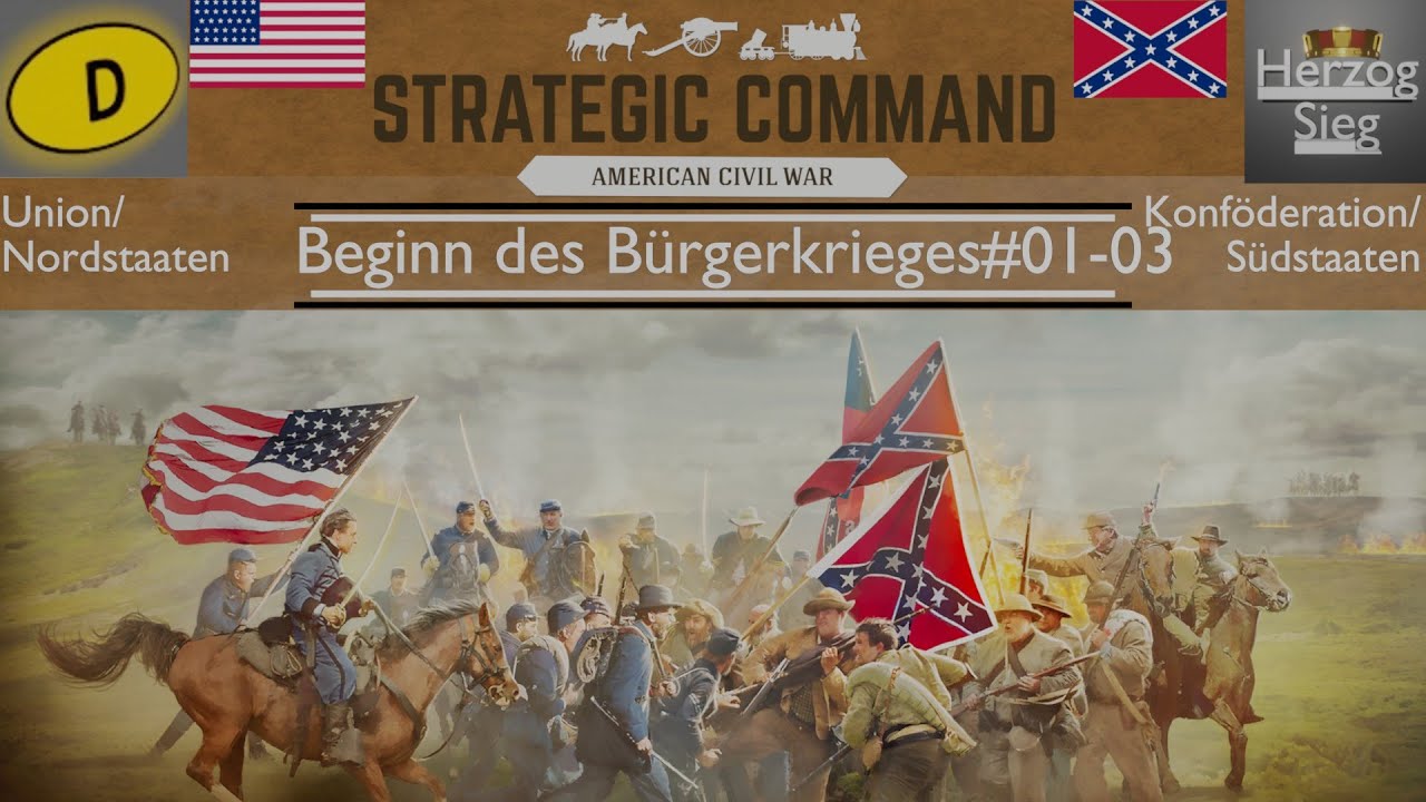 Strategic Command ACW: Beginn des Bürgerkrieges, Südstaaten Multiplayer Deutsch Lets Play, #01-03