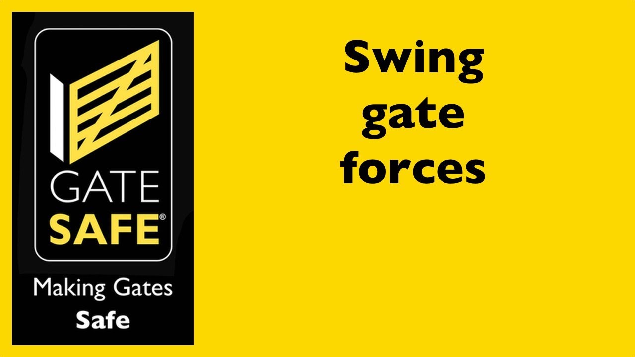 Swing gate forces