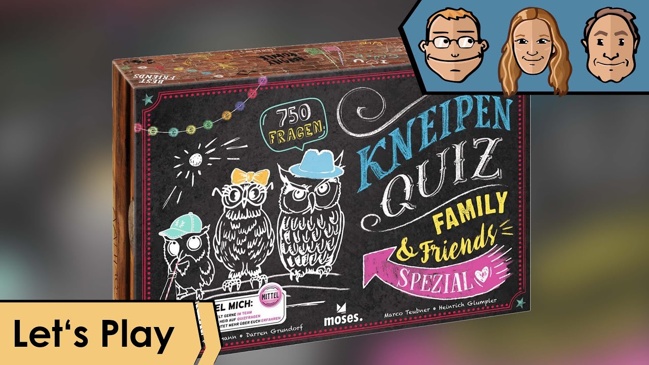 Kneipenquiz: Family & Friends Spezial – Brettspiel – Let's Play