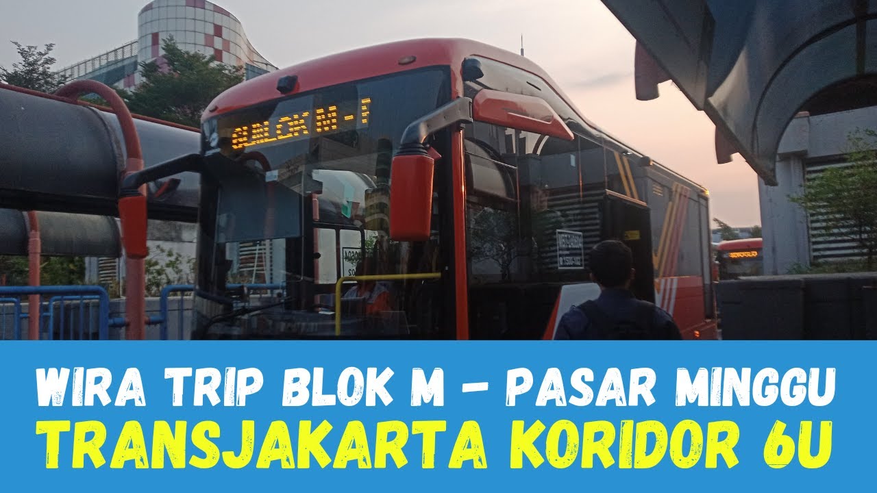 TransJakarta Koridor 6U Blok M - Pasar Minggu di Modifikasi Armadanya Pakai Bus Minitrans Hino MBT