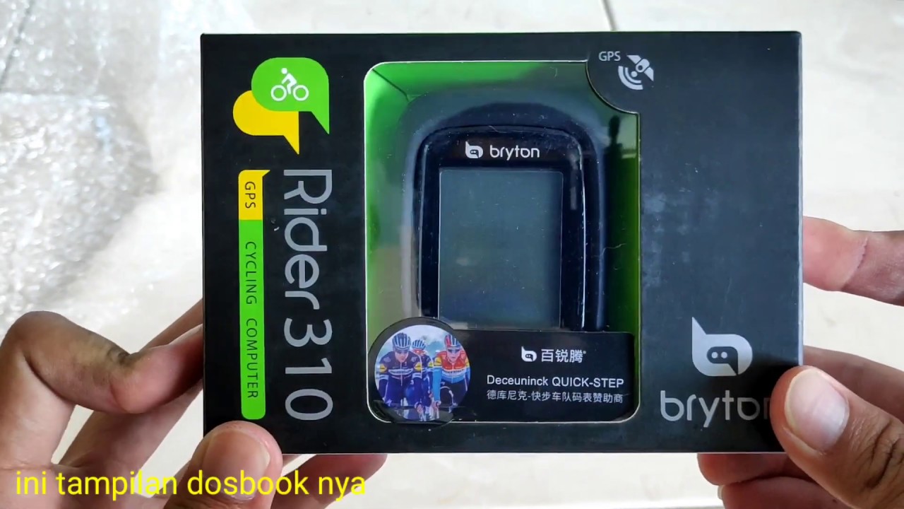 Unboxing and Quick Set Up Cyclocomp Bryton Rider 310
