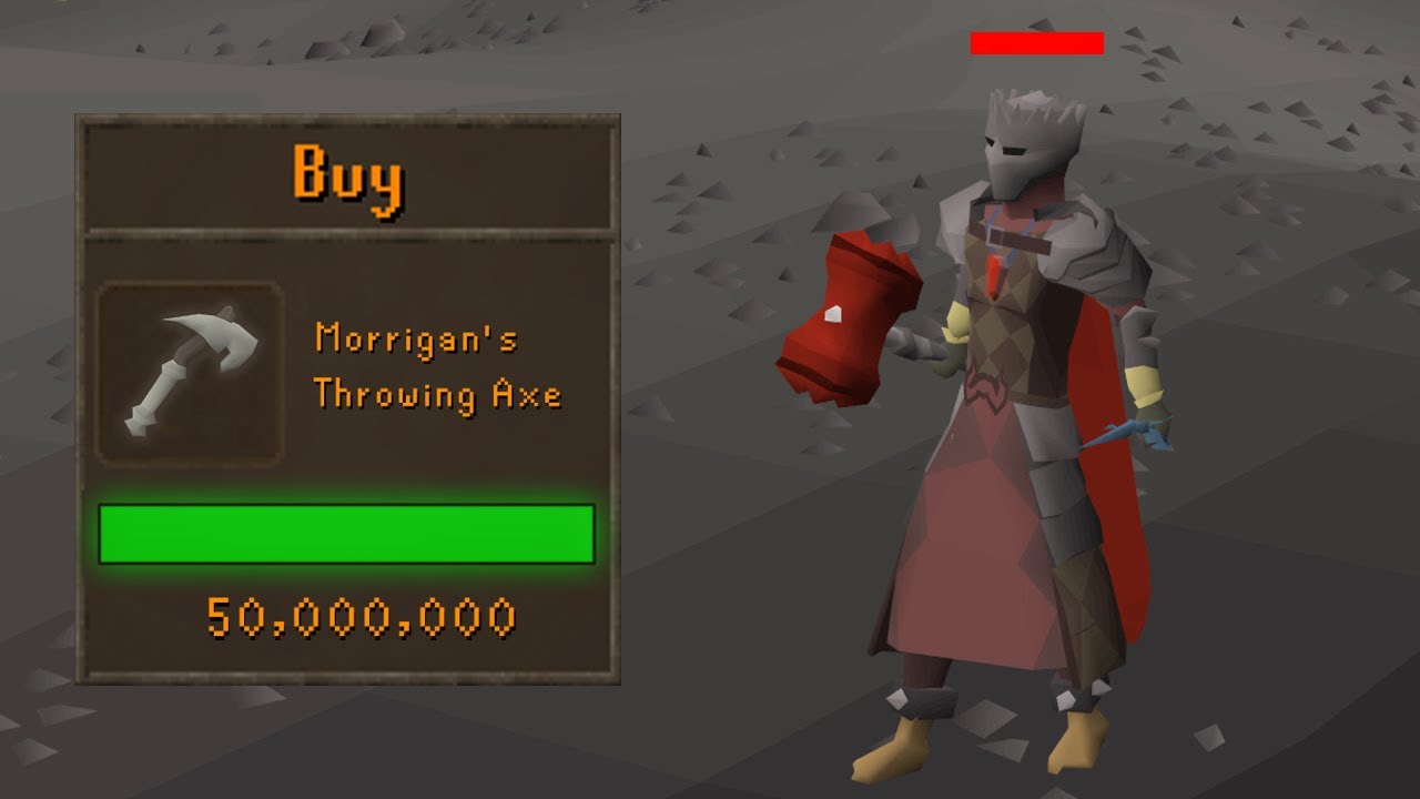 The correct way to Pk with the Morrigans throwing axe in BH