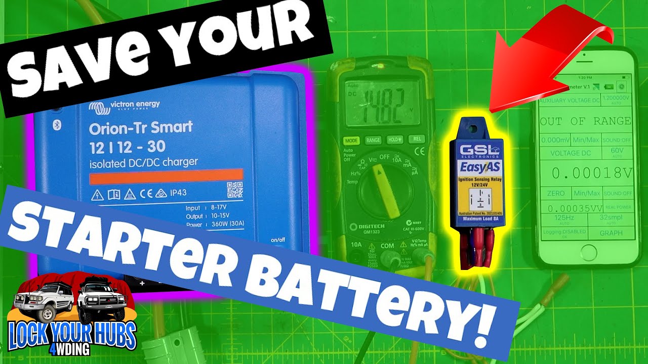 Save your Starter Battery with the EasyAS Relay