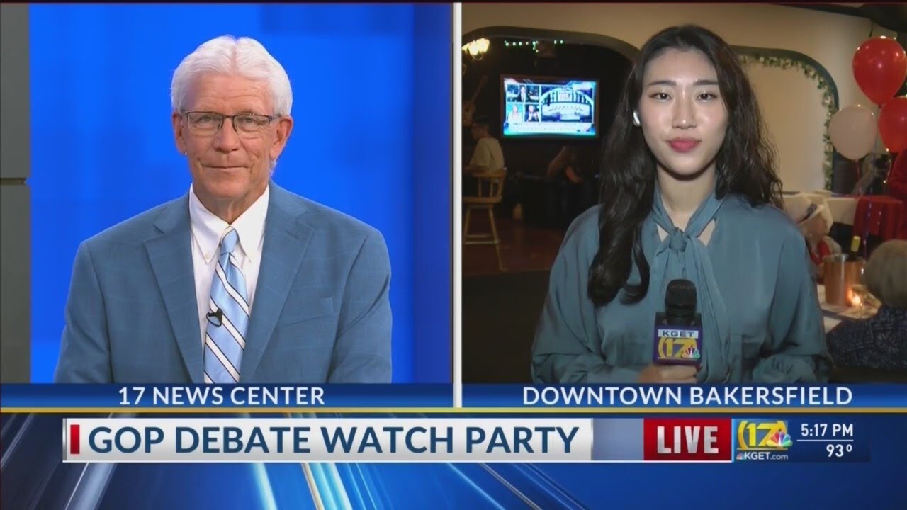 17's Jenny Huh live at the GOP Debate Watch Party