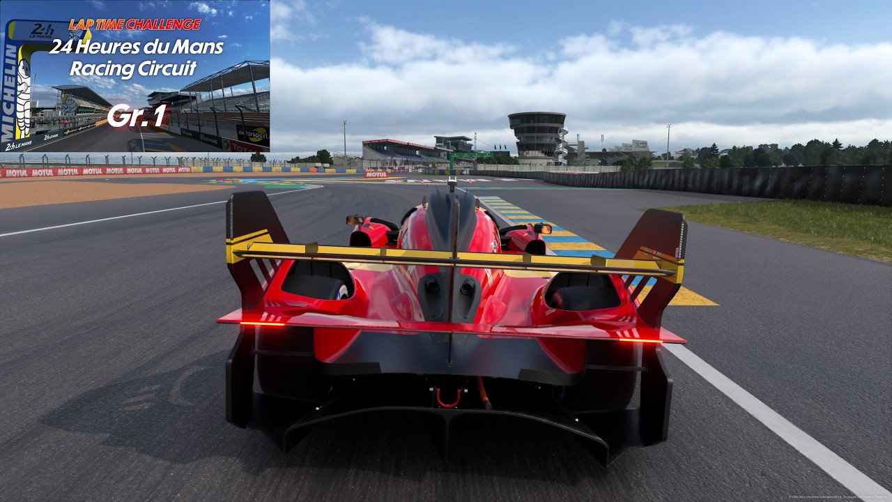 Gran Turismo 7 | Lap Time Challenge | 24 Heures du Mans Racing Circuit | Ferrari 499P