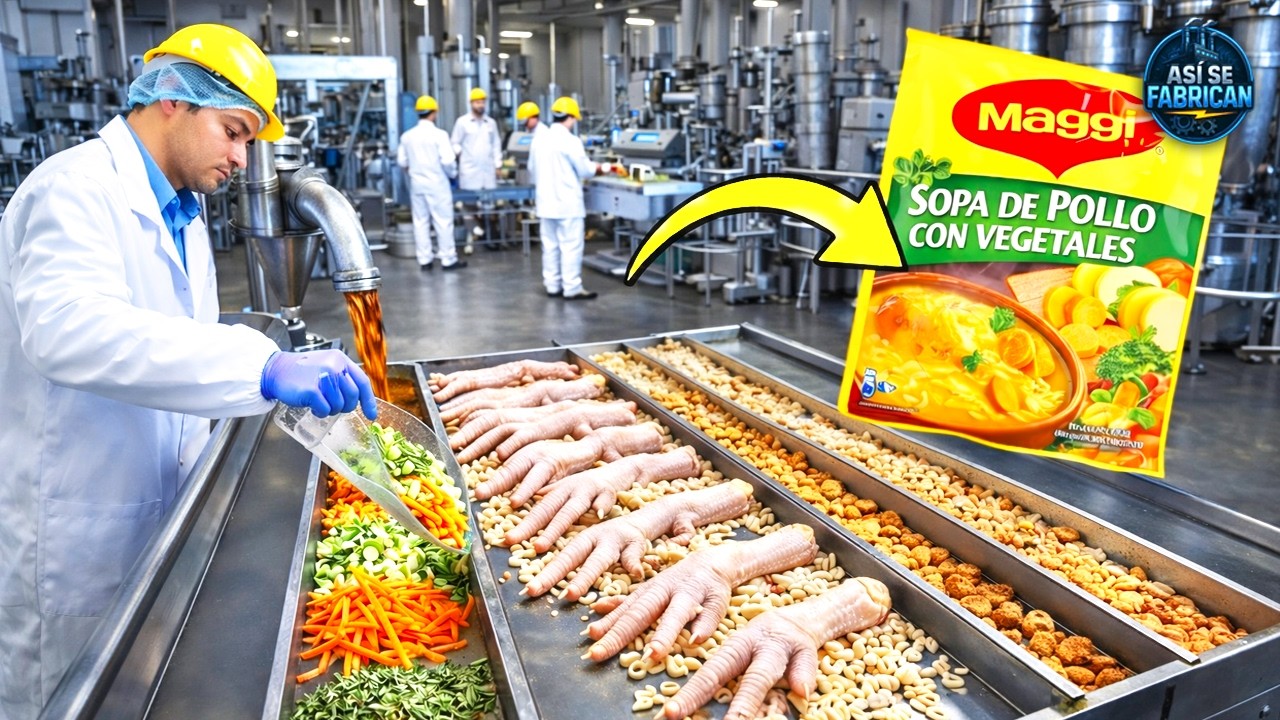 CÓMO se HACEN las SOPAS INSTANTÁNEAS en POLVO 🍜 | Esto es lo que ESCONDEN