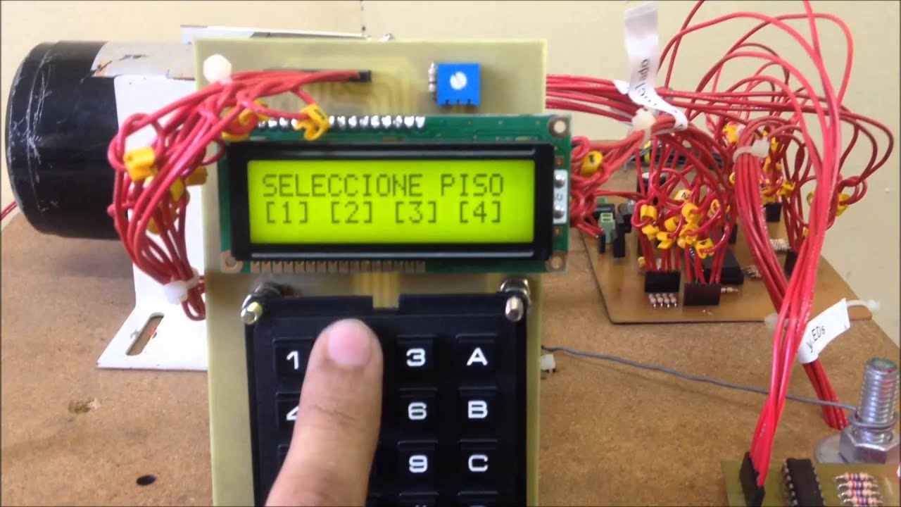 Elevador de 4 Plantas controlado por PIC16F877A