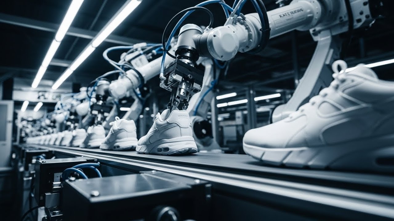Inside Adidas Shoe Factory | How Shoes Are Made at Massive Scale