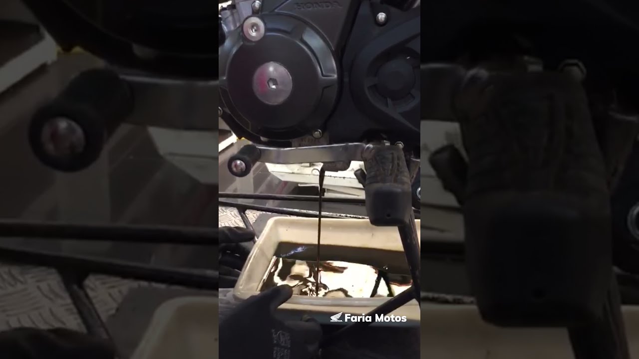 Troca de &Oacute;leo da Motocicleta