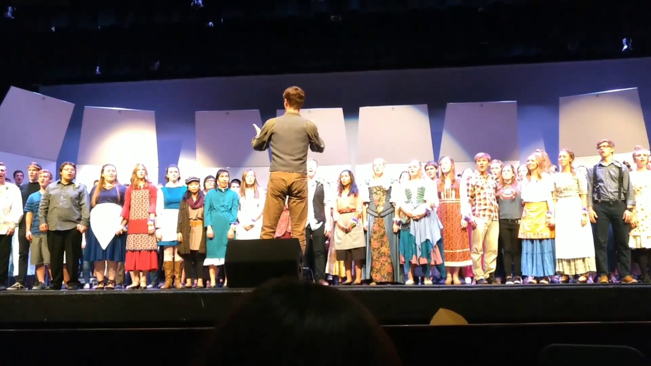 Mesa High Choirs singing Carry On