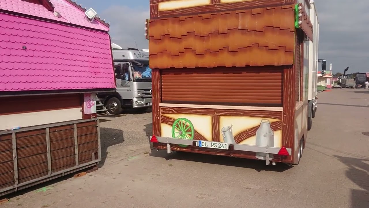Oldenburger Kramermarkt 2024 Aufbau Teil 2