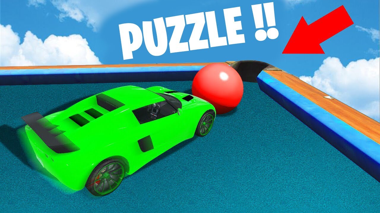 Complete The Puzzle To Finish The Race 🤷‍♂️ | Gta 5 Stunt Race | Black Fox