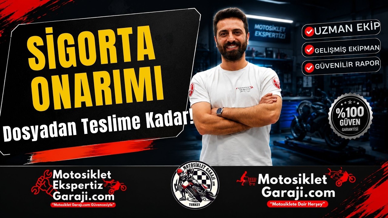 Sigorta Anlaşmalı Motosiklet Onarımı Nasıl Yapılır? | Tüm Süreç ve Avantajlar
