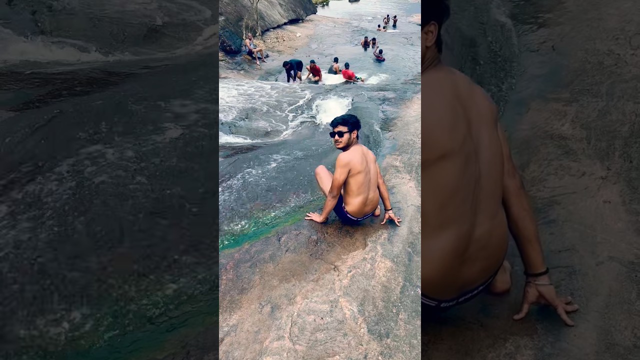 Most Dangerous ⚠️ 😱Place In Odisha Waterfalls #waterfall #stunt #body #youtubeshorts #youtubevideo